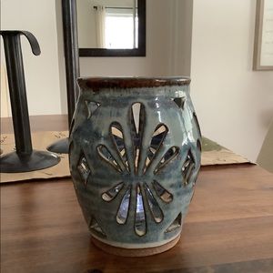 Beautiful pottery candle holder